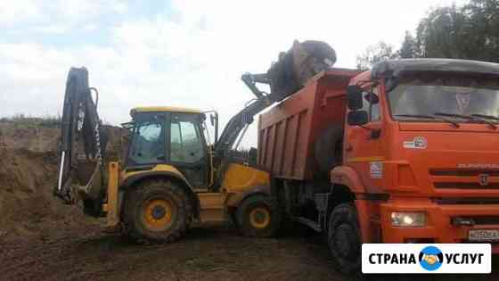 Услуги Экскаватора-погрузчика, Самосвала Смоленск