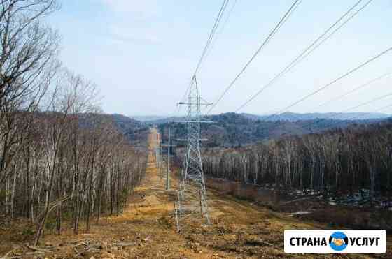 Расчистка лэп, вл. Вырубка дкр Приобье