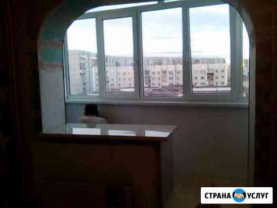 Отделка балконов. Окна пластиковые Сургут