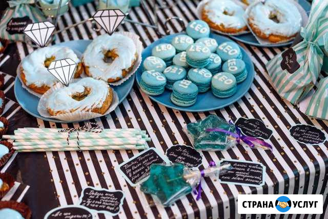 Оформление фотозоны и candy-бара, оформление с кру Москва - изображение 1