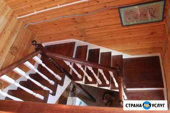 Лестницы деревянные производство монтаж Иркутск