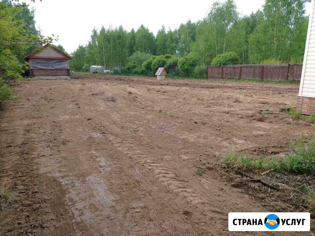 Выравнивание участков, пашка, трактор Струнино - изображение 1