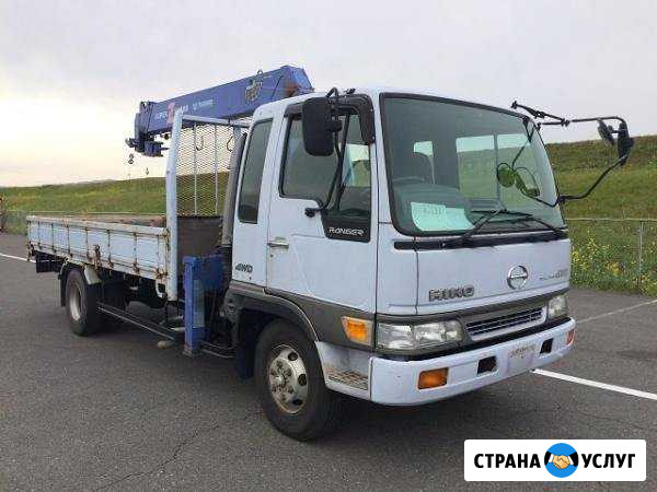 Кран Манипулятор 3т грузоперевозки 5т Набережные Челны - изображение 1