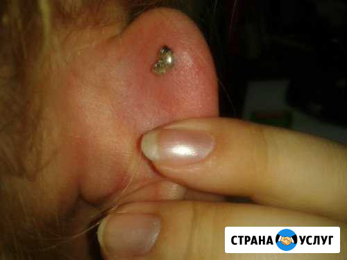 Прокол ушей пистолетом, пирсинг Тихорецк - изображение 1