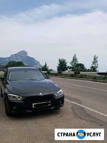 Аренда авто BMW F30 с водителем свадьбу трансфер Ялта - изображение 1