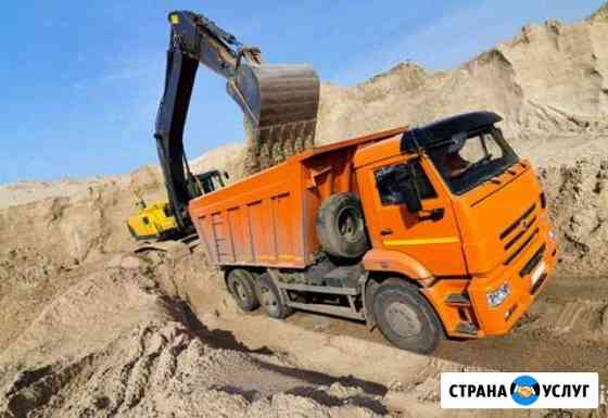 Услуги самосвала, аренда, доставка песка Смоленск