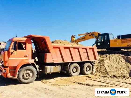 Доставка щебня, шлака, песка, чернозема Липецк