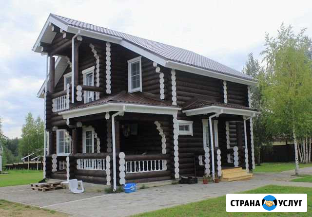 Отделка деревянных домов, бань Заокский - изображение 1