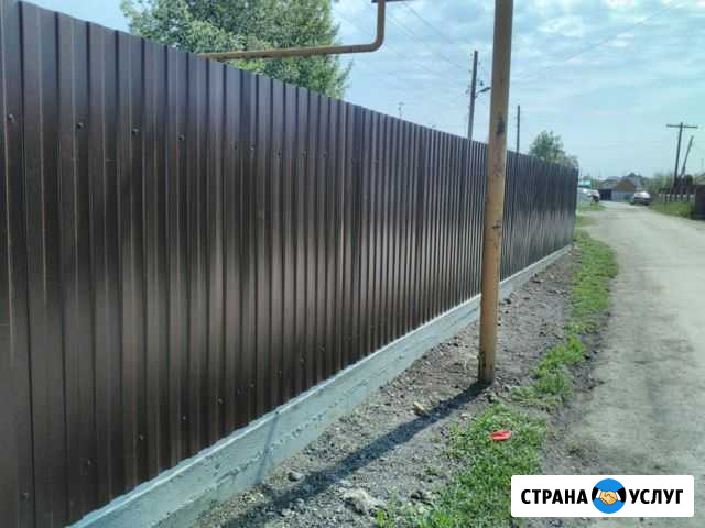 Изготовление монтаж заборов, навесов и ворот из пр Челябинск - изображение 1