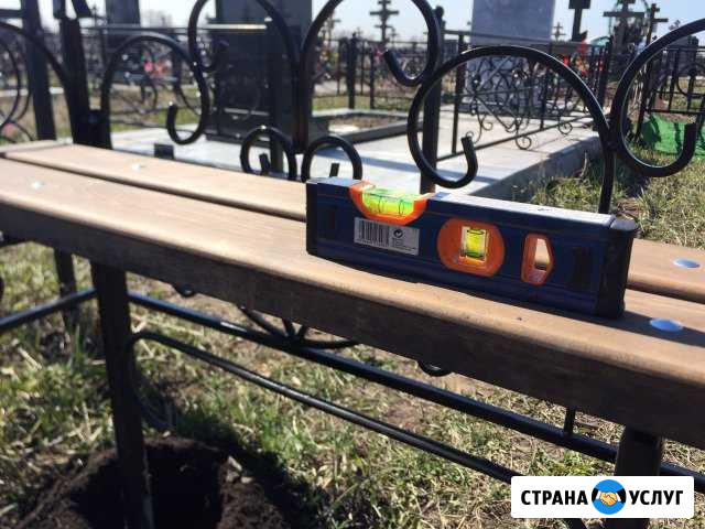 Ограда на кладбище Тольятти - изображение 1