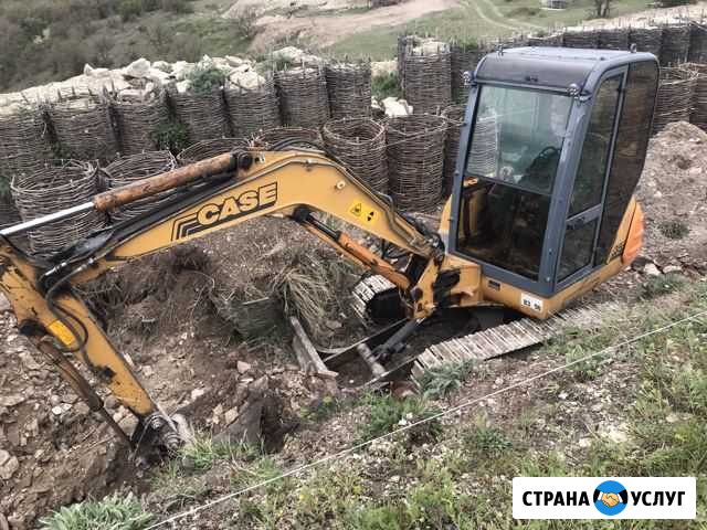 Аренда гусеничного мини-экскаватора с гидромолотом Севастополь - изображение 1