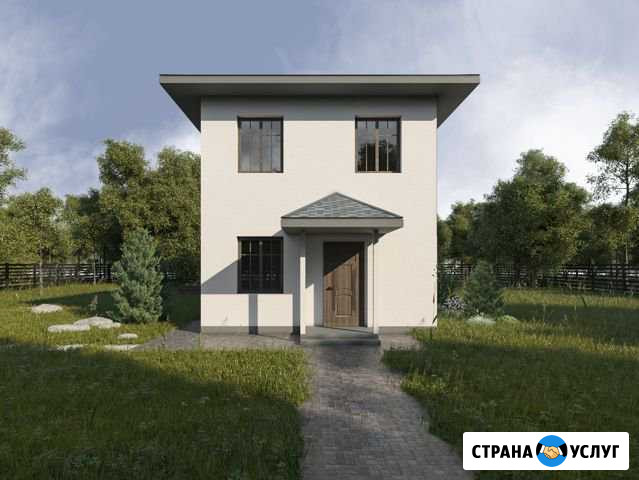 Проект дома для узкого участка - 104 кв.м /Рок-143 Пермь - изображение 1
