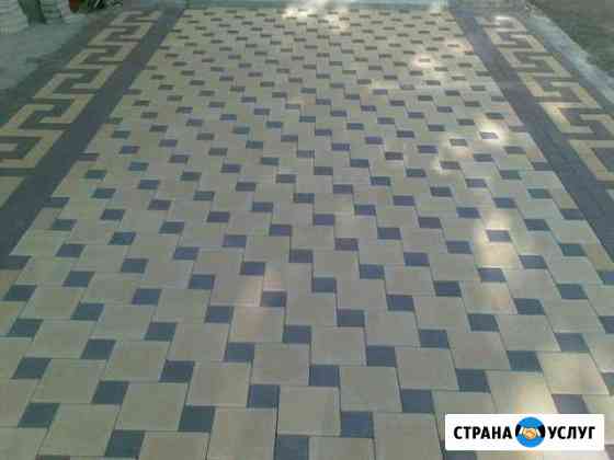 Укладка тротуарной плитки Новодмитриевская