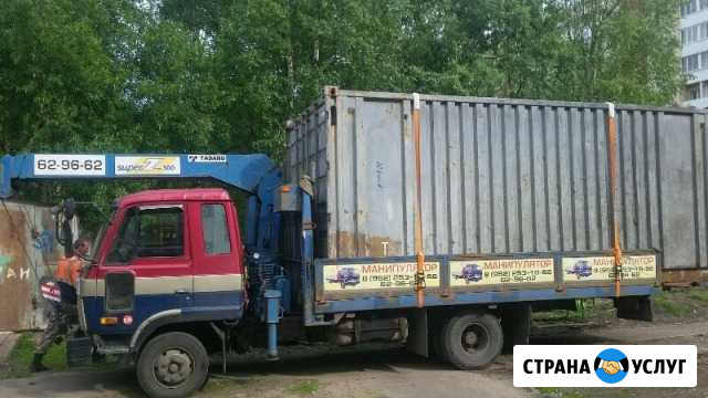 Бортовая с краном Архангельск - изображение 1