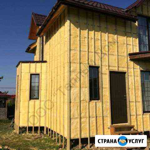 Утепление фасада дома Сертолово