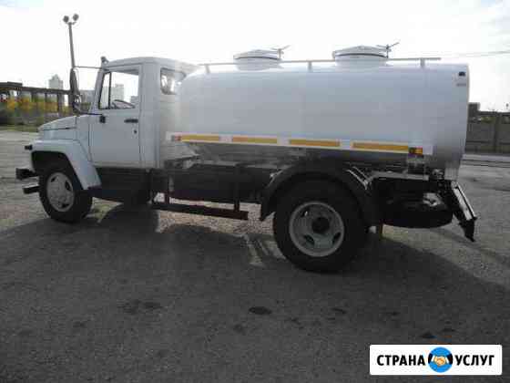 Доставка технической воды. Водовоз 4,2м3. Вода Клин