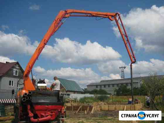 Услуги автобетононасоса Новосибирск