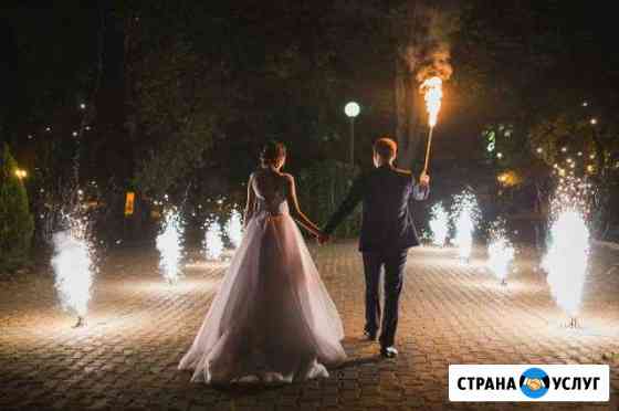 Холодные фонтаны на свадьбу Тихорецк