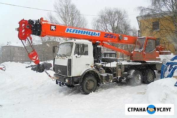 Услуги автокрана 25 т 28 метров Тамбов - изображение 1
