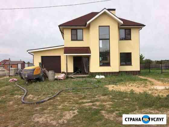 Полусухая стяжка пола Бронницы