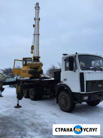 Услуги автокрана 25 тонн 28 метров Кингисепп - изображение 1