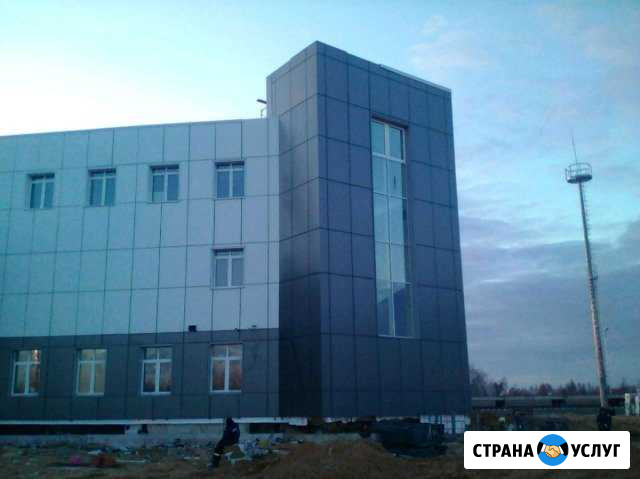 Монтаж фасадов, строительные работы Барнаул - изображение 1