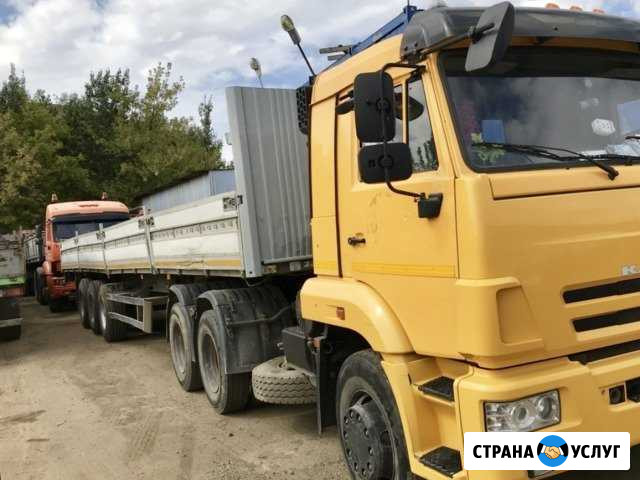Услуги длинномеров г/п 15-20т. Кузов 9-13,6м Новосибирск - изображение 1