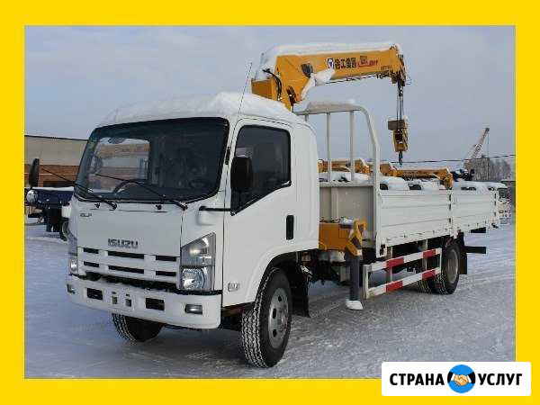 Кран-манипулятор доставка и аренда Обнинск - изображение 1
