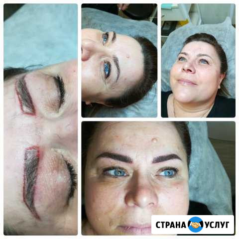 Татуаж,Наращивание ресниц, Шугаринг,Брови(окраска Кимры - изображение 1