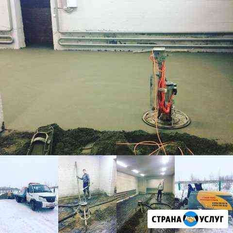 Полусухая стяжка пола Куровское