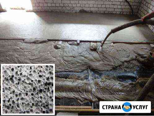 Заливаем полы пенобетоном, чистовая стяжка Россошь