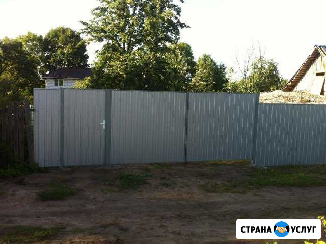 Заборы,калитки ворота Новоржев - изображение 1
