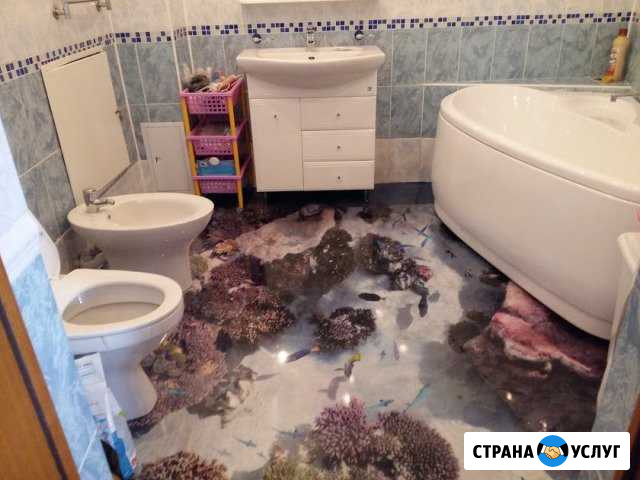 Наливные 3D полы Плешаново - изображение 1