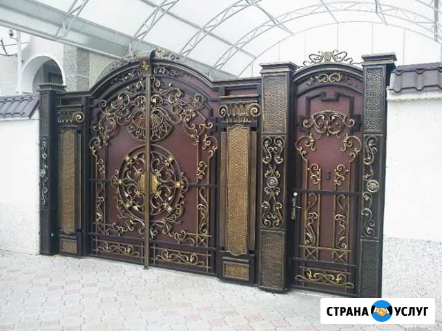 Кованные ворота. Художественная ковка. Навесы Сенгилей - изображение 1