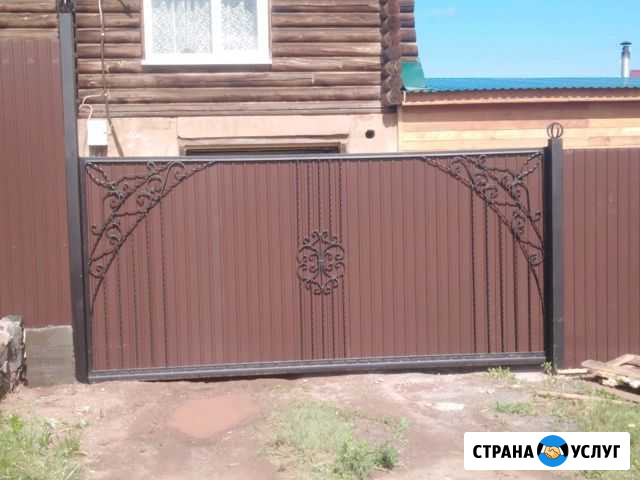 Ворота калитки заборы сварочные работы Братск - изображение 1