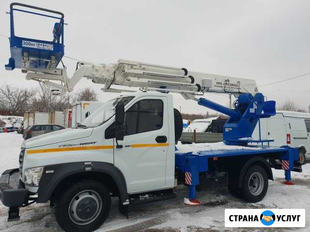 Аренда автовышки(24 м) и фронтального погрузчика Новомосковск - изображение 1