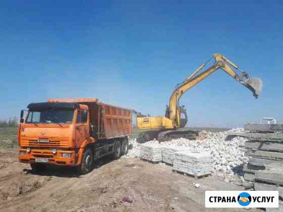 Грузоперевозки самосвал 20 тонн,песок,щебень,демон Волгоград