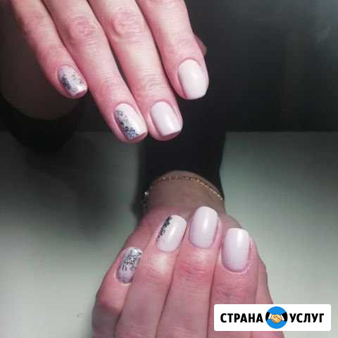 Маникюр+покрытие гель-лак Полярные Зори - изображение 1
