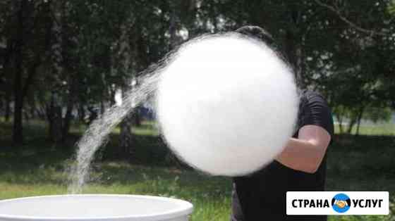Шоу сладкой ваты на праздник Набережные Челны
