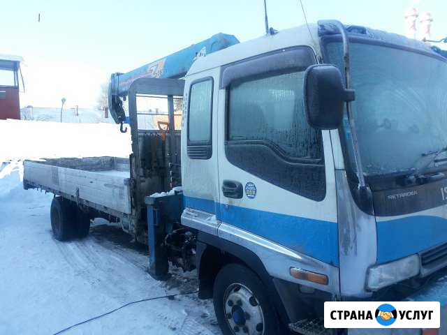 Грузовые перевозки манипулятором 5 тонн Сафоново - изображение 1