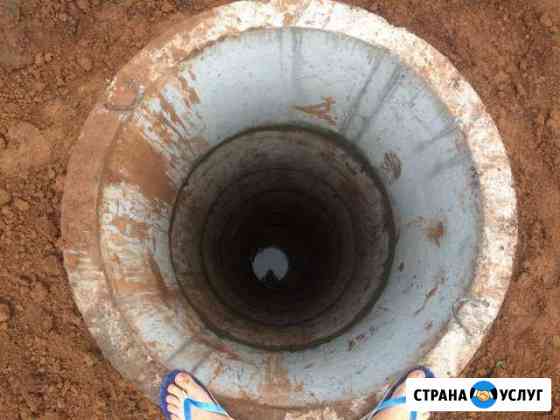 Питьевой колодец, канализация из жб колец, кессон Пермь