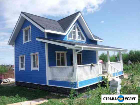 Каркасный дом, баня под ключ за 2 месяца Череповец