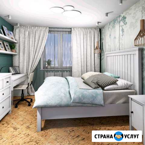 3D моделирование интерьера и экстерьера. Рисунок Вятские Поляны - изображение 1