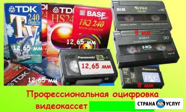 Оцифровка видеокассет Сыктывкар - изображение 1