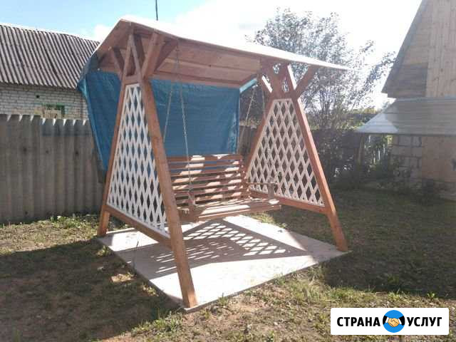 Изготовление качелей Почеп - изображение 1