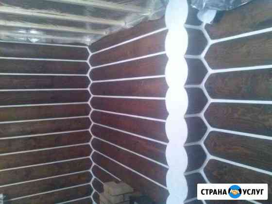 Герметизация, шлифовка, покраска срубов Казань