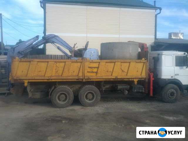 Услуги экскаватора, кран-борта, самосвала Иркутск - изображение 1