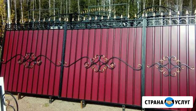 Ворота с калиткой Сертолово - изображение 1