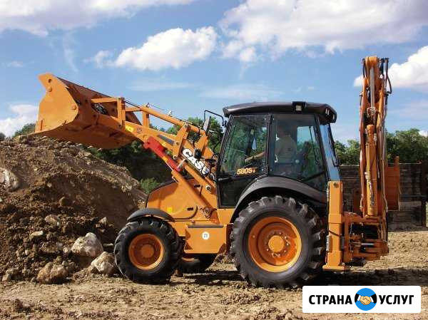 Экскаватор-погрузчик - услуги Барнаул - изображение 1