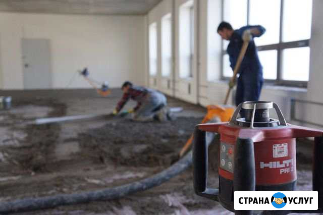 Стяжка на тёплый пол с фиброволокном Старый Оскол - изображение 1